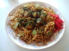 ポテト入り焼きそば